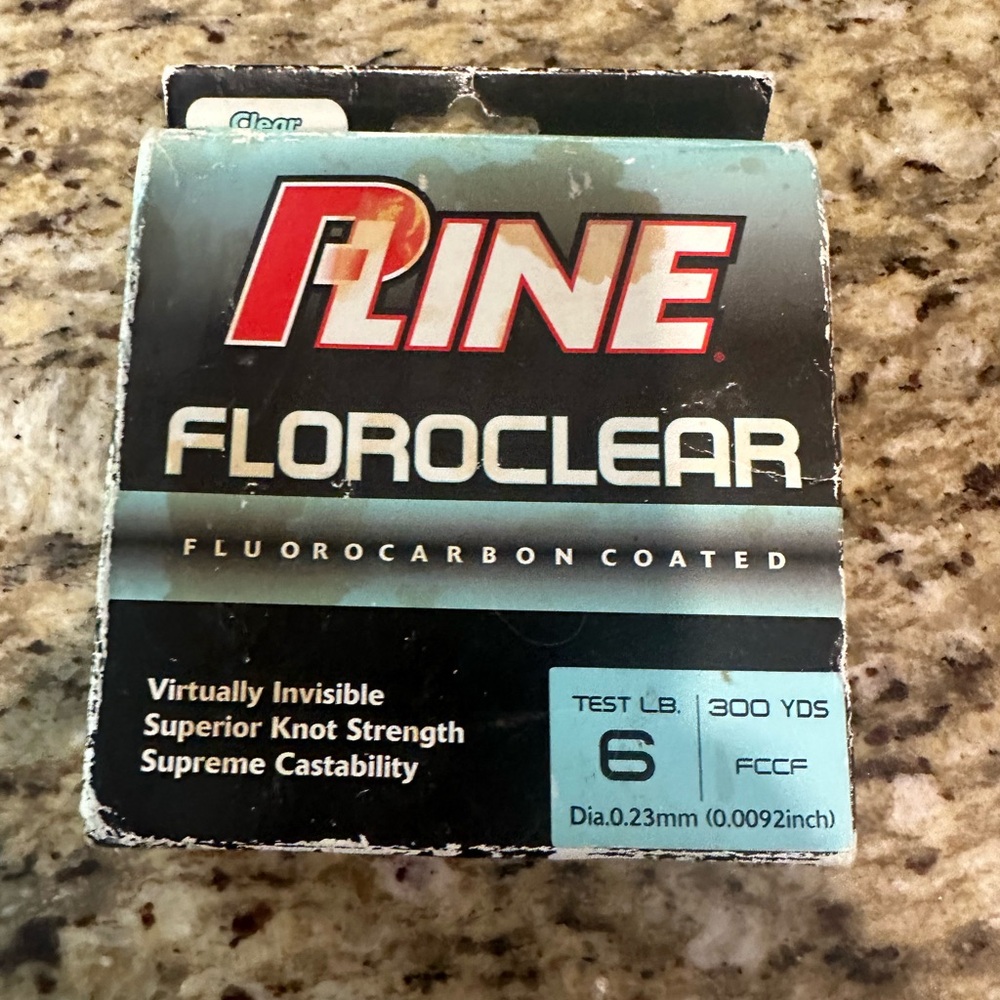 Floroclear Fluorocarbon Coated Fishing Line - Clear